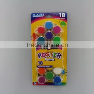 18pc*5ml Poster Paint With a Brush thumbnail-1