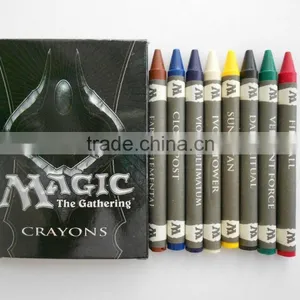 8 Colors Non Toxic Wax Crayon With Promotion Packing & Magic Crayon thumbnail-2