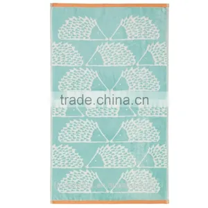 Wholesaler Custom Cotton Jacquard Beach Towel thumbnail-5