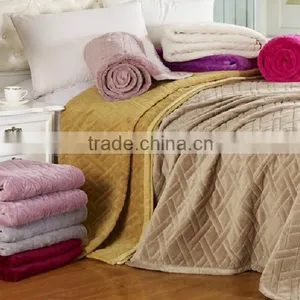 100% Polyester Fleece Blanket Made in China thumbnail-2