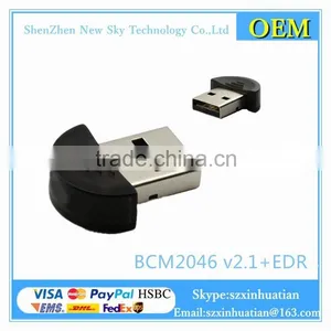 Usb Dongle Broadcom Bluetooth BCM2046 USB Bluetooth V2.1+EDR USB Nano Adapter thumbnail-3