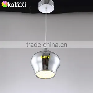 Creative LED Droplight 12W Plating Silver Color Lantern Chandelier Dining Room LED Pendant Lights thumbnail-2