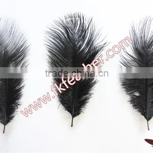 Cheap Craft Feather Black Ostrich Feathers Fabric For Wedding Decorations And Party Rnament thumbnail-6