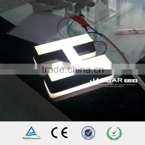 Vinyl Film Apply Side Outdoor Waterproof Mini Embossing Acrylic Led Letter Sign thumbnail-5