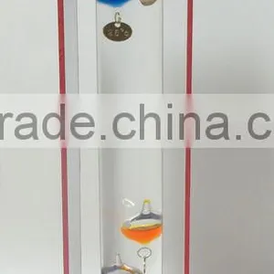 Multicolour Balls MDF Galileo Thermometer Red thumbnail-1