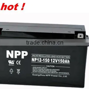 NPP 12v 150ah Sealed Maintenance-free Deep Cycle Battery for UPS Solar Power Manufacturer thumbnail-3