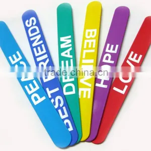 Factory New Fashion Gifts Silicone Slap Snap Bracelet thumbnail-3
