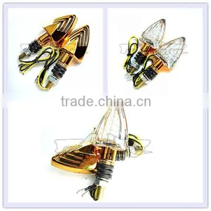BJ-SL-021 Super Bright Triangle 12V E-mark Motorcycle Led Turn Signal Light thumbnail-5