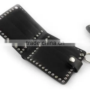 Men's Skull Biker Studded Leather Unique Wallet Chains With a Jeans Long Key Chain thumbnail-2
