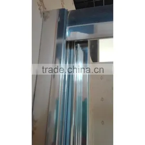 Sliding Glass Shower Cabin Brass Hinge and Handle thumbnail-2