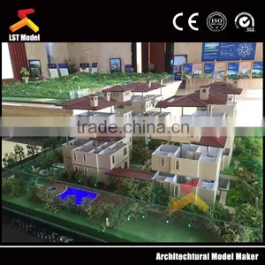 Miniature Building Models With Lighting and Landscape System thumbnail-3