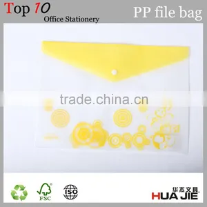 Office Staionery A4 18 Micrometers PP Clear Bag With Button thumbnail-5