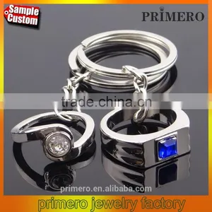 Cheap Couple Keychain Ring Keyring Romantic Creative Key Chain (Can Custom Necklace) thumbnail-1