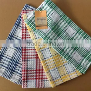 Personalized Waffle Weave Check Kitchen Towel thumbnail-1