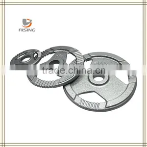 Grey Hammertone Olympic Plate With 3 Handles thumbnail-1
