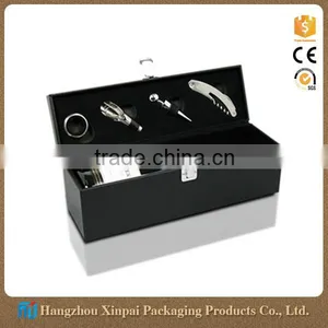 Packaging Products Cheap Leather Wine Bottle Gift Box thumbnail-1