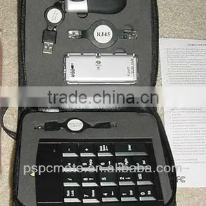 Computer Travel Kit USB Numeric Pad USB 4 Port HUB 3D Optical Mouse Plus Case thumbnail-1