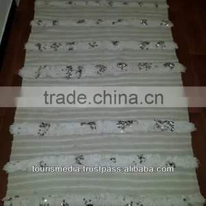 Vintage Moroccan Wedding Blanket 200cm x 116cm thumbnail-1