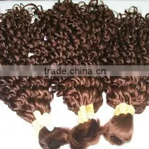 4 oz Curly Bulk Human Hair thumbnail-1