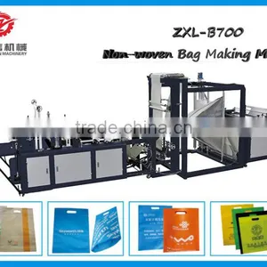 Hot Sale Flat Bag,soft Loop Handle Bag,D-cut Bag Multi-functional Non-woven Bag Making Machine thumbnail-1
