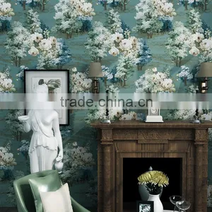 Interior Flower Tree Pattern Wallpaper /natural Wallpaper thumbnail-1