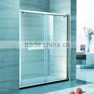 Magnetic Seal Tempered Glass Double Sliding Bathtub Shower Screens (KD5202) thumbnail-6