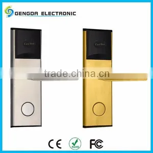 GD Hotest Wood Hotel Handle Door Lock thumbnail-1