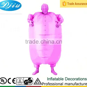DJ-CO-143 Adult Chub Suit Inflatable Masked Fancy Dress Costume Sumo Suit & Second Skin Mask Quality Choice thumbnail-1