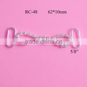 Stock Hot Selling Rhinestone Connector for Headband/hairwear(RC-48) thumbnail-1