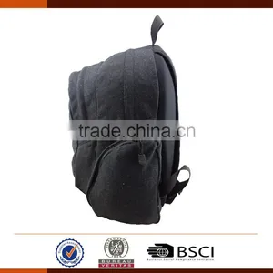 Fashion Felt School Backpack Bags With Embroidery Logo thumbnail-4