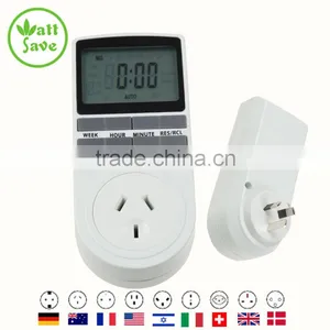 AU PLUG Large LCD Digital Timer Programmable Switch Plug-in Type With 8 Function Keys thumbnail-6