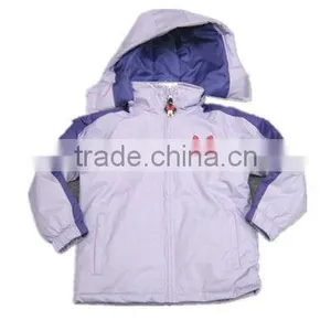 Children Girls Hooded Wind Coat thumbnail-1