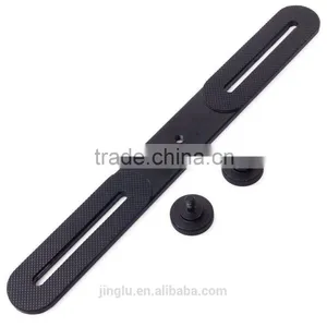 Dual Flash Bracket Holder for 1/4" Screw Tripod Light Stand For DSLR Camera thumbnail-3