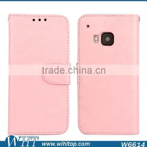 New Phone Case 2015 Hot Sale for HTC One M9 Wallet Case PU Leather Flip Cover thumbnail-2
