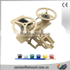 DIY Toy Assembling Airplane Toy Solar thumbnail-1