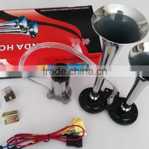 Car Boat Truck Loud 12V 128db Compressor Twin Trumpet Air Horn thumbnail-5