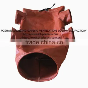 800Celsius Layflat Ventilation Reducing Heater Duct in Red thumbnail-2