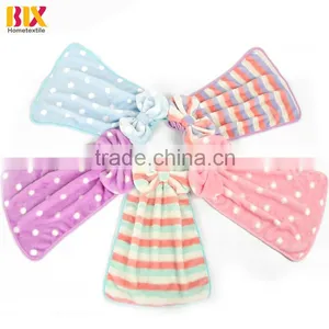 BLX Home Textile China Factory Wholesale Super Cheap Microfiber Hanging Hand Towels thumbnail-6