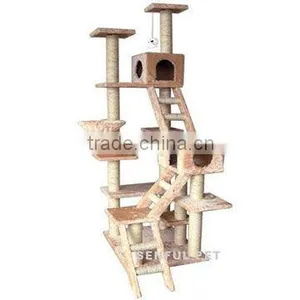 SCF2082 Cat Furniture, Cat Tree, Cat Scrather With Sisal Post thumbnail-1