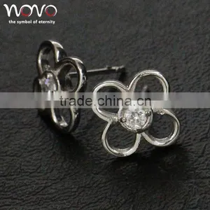 Rhodium Plating Brass Earring Fashion Jewelry Earring thumbnail-2