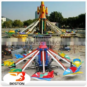 Kids Favorite Outdoor Carnival Rides Self Control Plane Rides For Sale thumbnail-3