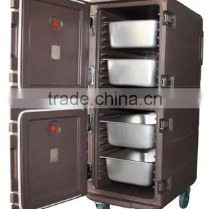 Hotel Use Insulated Cabinet, Food Transportation Cabinet, Double Layer Food Pan Carrier thumbnail-1