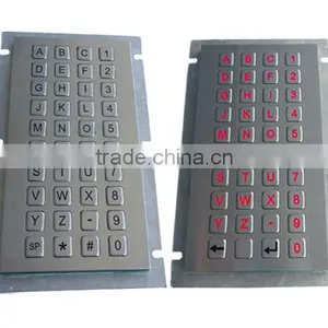 40 Keys Compact Format Dot Matric Keypad With Rear Panel Mounting thumbnail-3
