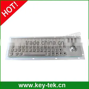 71 Keys Compact Format Vandal Proof IP65 Stainless Steel Keyboard thumbnail-1