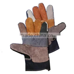 Cow Grain Furniture Leather Safety Glove thumbnail-4