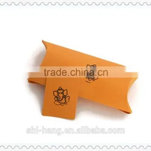 Custom Made Color Kraft Brown Paper Pillow Boxes Packaging for Free Sample thumbnail-1