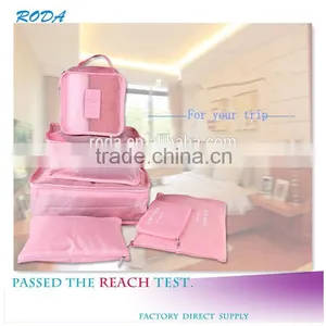 YIWU RODA Set-6 Fashion Atmosphere of Nylon Fabric Foldable Storage Travel Bag thumbnail-1
