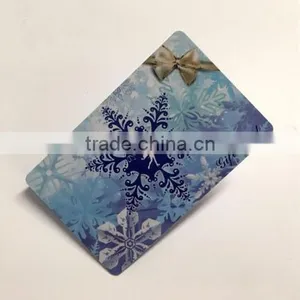 Christmas Greeting CMYK Printing Plastic Gift Cards thumbnail-1