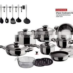 Stainless Steel Cooking Pots With Nine Steps thumbnail-1