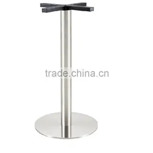 Foshan Furniture Custom Metal Tube Square Table Base With Stainless Steel Leg thumbnail-3